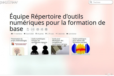 Répertoire d'outils numériques pour la formation