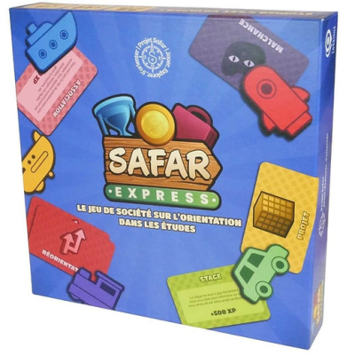 Safar express : le jeu de soci&eacute;t&eacute; sur l'orientation dans les &eacute;tudes