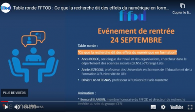 Les effets du numérique sur les apprentissages en formation