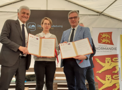 Signature d'un partenariat Région et Fibois Normandie sur l'emploi formation