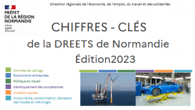 Édition 2023 des chiffres clés de la Dreets de Normandie