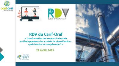 Transformation des secteurs industriels et développement des activités de diversification : quels besoins en compétences, notre prochain RDV le 22 avril