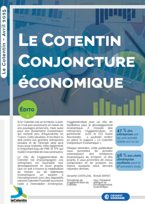 Un nouveau baromètre économique de la communauté d'agglomération du Cotentin