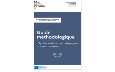 La DGEFP publie un guide méthodologique dédié à la digitalisation de modules pédagogiques immersifs transverses